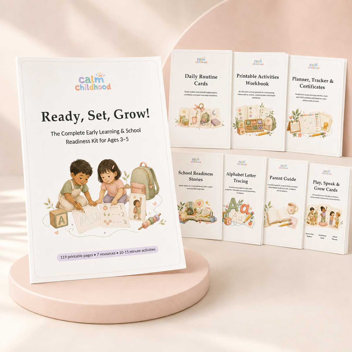 Ready, Set, Grow! – School Readiness Kit for Ages 3–5