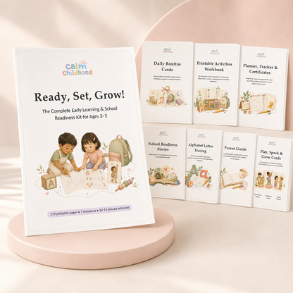 Ready, Set, Grow! – School Readiness Kit for Ages 3–5
